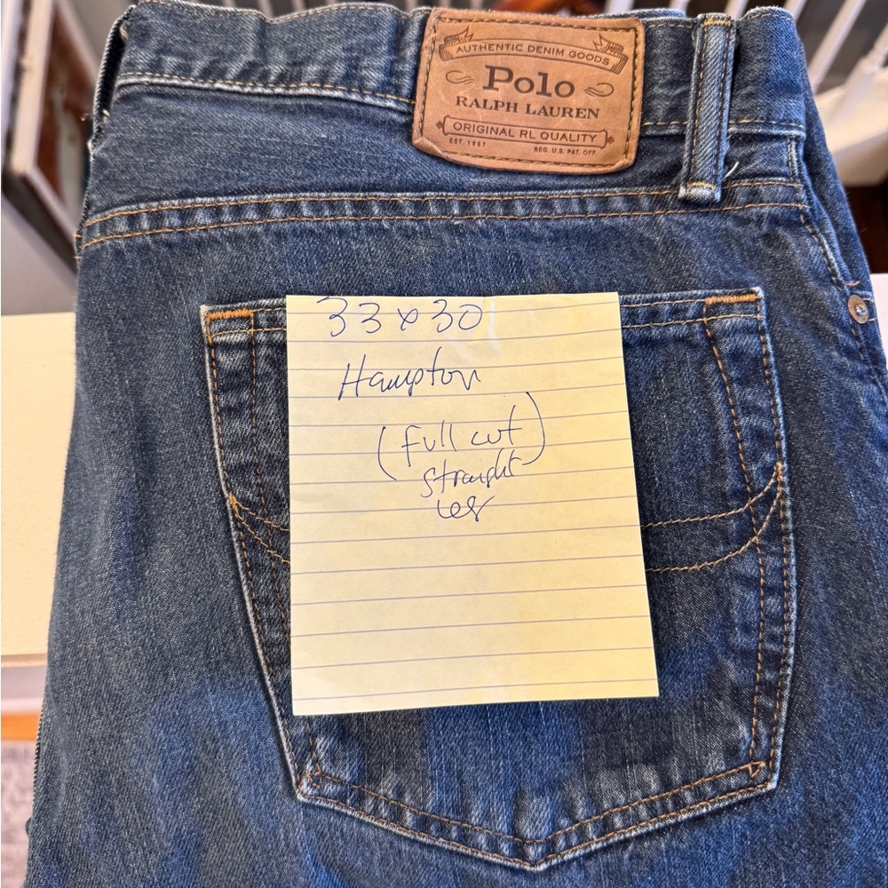 Men’s Polo Ralph Lauren Hampton Relaxed Straight Blue Jeans